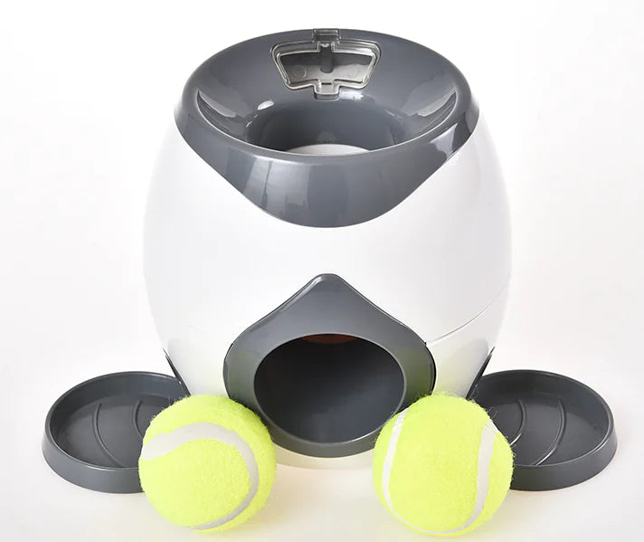 Automatic Tennis Ball Feeding Toy for Dogs