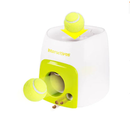 Automatic Tennis Ball Feeding Toy for Dogs