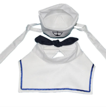Navy Sailor Outfit for Cats – Warm Pet Costume